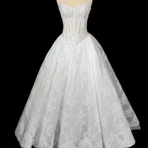 Preloved US 4-6 Anna Augusta Custom Made Bridal Gown